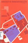 University of Minnesota-Morris Bulletin 1969-1971 by University of Minnesota-Morris
