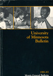 University of Minnesota-Morris Bulletin 1981-1983 by University of Minnesota-Morris