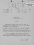 Bulletin for Summer Session: Summer 1963 by University of Minnesota - Morris