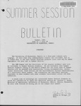 Summer Session Bulleting: Summer 1964 by University of Minnesota - Morris