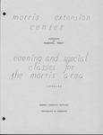 Evening and Special Classes for the Morris Area 1965-66 by University of Minnesota - Morris
