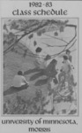 University of Minnesota, Morris 1982-83 Class Schedule by University of Minnesota - Morris