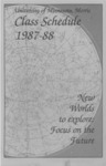University of Minnesota, Morris 1987-88 Class Schedule by University of Minnesota - Morris