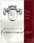 University of Minnesota, Morris 2007 Commencement
