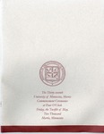University of Minnesota, Morris 2000 Commencement