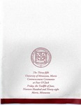 University of Minnesota, Morris 1998 Commencement