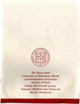 University of Minnesota, Morris 1996 Commencement