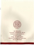 University of Minnesota, Morris 1994 Commencement by University Relations