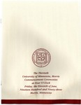 University of Minnesota, Morris 1993 Commencement by University Relations