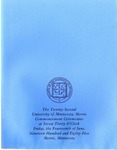 University of Minnesota, Morris 1985 Commencement by University Relations