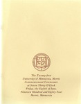 University of Minnesota, Morris 1984 Commencement by University Relations