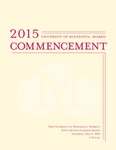 University of Minnesota, Morris 2015 Commencement