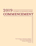 University of Minnesota, Morris 2019 Commencement