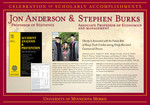 Jon Anderson & Stephen Burks by Briggs Library and Grants Development Office