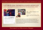 Elizabeth Anh Thomson & Sandy Olson-Loy by Briggs Library and Grants Development Office
