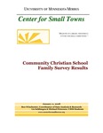 Community Christian School Family Survey Results