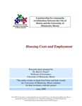 Housing Costs and Employment