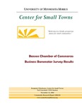 Benson Chamber of Commerce: Business Barometer Survey Results by Benjamin Winchester and Neil Linscheid
