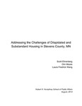Addressing the Challenges of Dilapidated and Substandard Housing in Stevens County, MN by Scott Ehrenberg, Olin Moore, and Laura Fredrick Wang