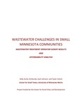 Wastewater Challenges in Small Minnesota Communities: Wastewater Treatment Operator Survey Results and Affordability Analysis