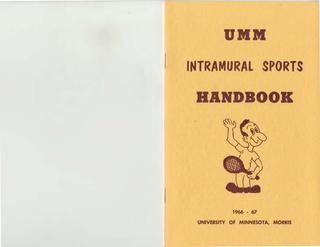 UMM Intramural Sports Handbook, 1966-67