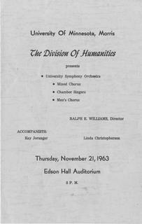 The Division of Humanities Concert