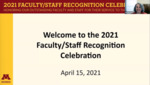 2021 Faculty/Staff Recognition Celebration