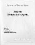 Student Honors and Awards Program 2002 by University Relations