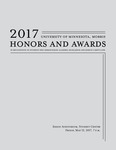 Student Honors and Awards Program 2017 by Communications and Marketing