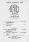 Faculty Recital by University of Minnesota, Morris. Music Discipline