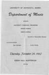 University Symphony Orchestra, Mixed Chorus, Men's Chorus by University of Minnesota, Morris. Music Discipline