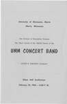UMM Concert Band by University of Minnesota, Morris. Music Discipline
