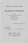 University Symphony Orchestra, Mixed Chorus, Chamber Singers, and Men's Chorus by University of Minnesota, Morris. Music Discipline
