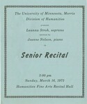 Senior Recital