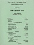 Choral-Orchestral Concert