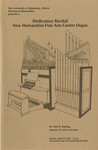 Dedicatory Recital