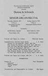 Senior Organ Recital