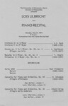 Piano Recital