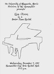 Senior Piano Recital