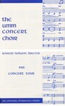 The UMM Concert Choir Concert Tour