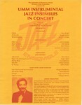 UMM Instrumental Jazz Groups in Concert