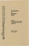 Perspectives on Synthetic Music