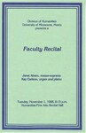 Faculty Recital