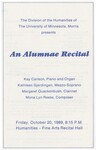 An Alumnae Recital