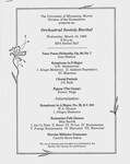 Orchestral Society Recital