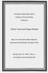 Senior Recital