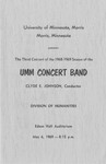 UMM Concert Band by University of Minnesota, Morris. Music Discipline