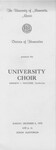 University Choir by University of Minnesota, Morris. Music Discipline