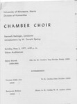 Chamber Choir by University of Minnesota, Morris. Music Discipline