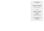 Senior Vocal Recital by Music Discipline